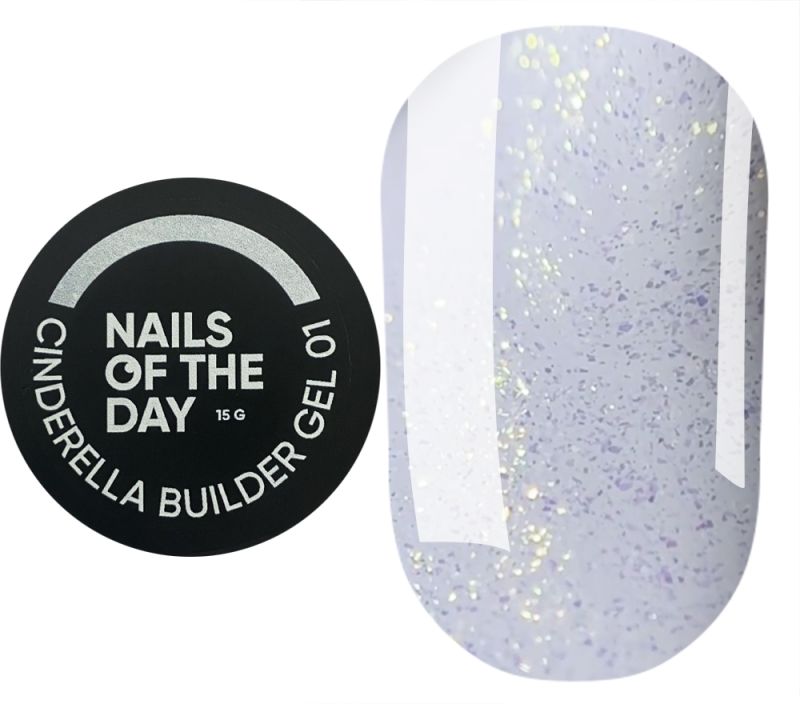 Nails Of The Day Гель для ногтей Cinderella builder gel 01, 15 г