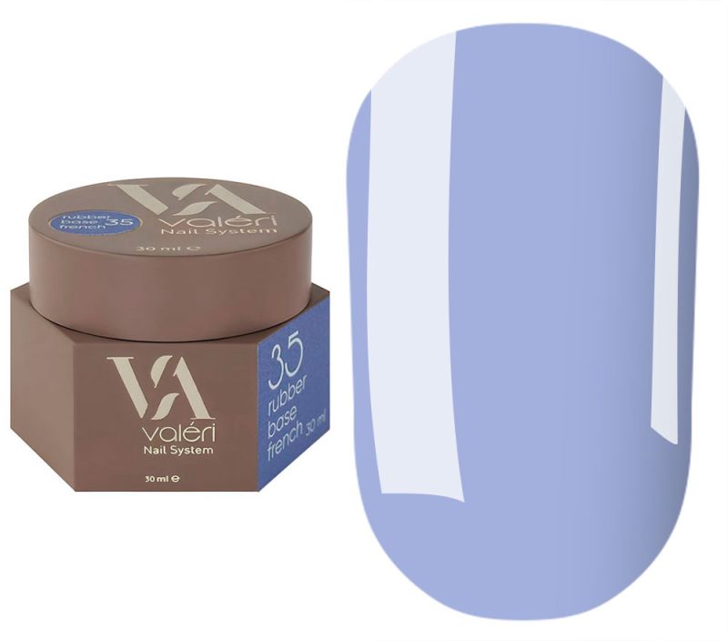 Valeri База для нігтів Rubber Base French №35, 30 мл
