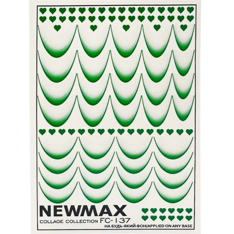 NewMax Slider Design FC-137 (for French with hearts, green)