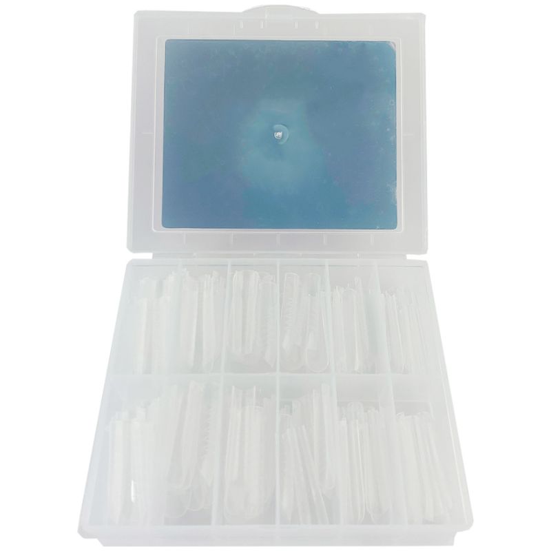 DNKa Верхні форми для моделювання Top Nail Forms Soft Square, 120 шт