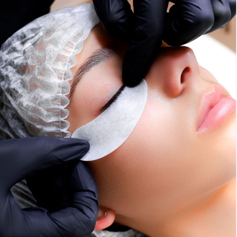 Eye Gel Patches патчі гелеві безворсові подушечки під очі, білі, 50 шт.