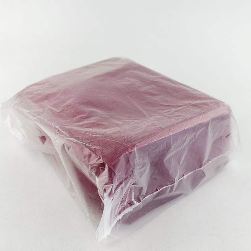 Panni Mlada Three-layer waterproof napkins 33*41 cm burgundy (50 pcs/pack)
