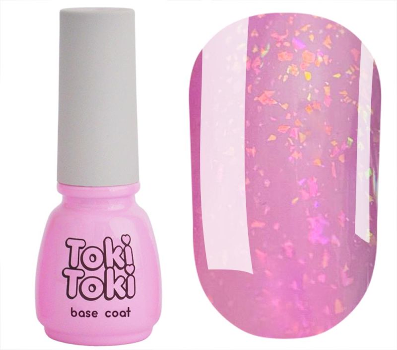 Toki Toki Nail base Stars Base SB12 (deep pink with waist), 5 ml