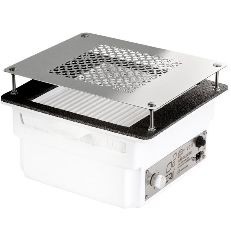 Built-in manicure hood Teri Turbo white (metal grille)