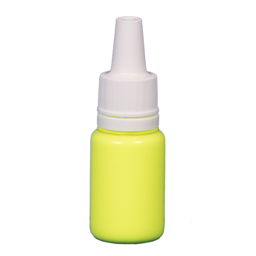 Airbrush paint JVR Revolution Kolor, Yellow Fluo No. 401, 10 ml