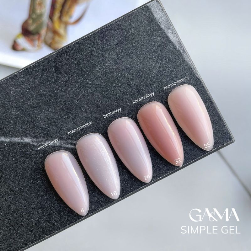 GA&MA Гель сімпл Simple gel 004 Klasychnyy, 15 мл