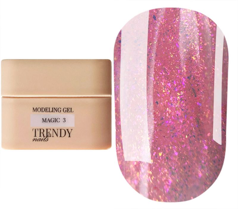 Trendy nails Гель для ногтей Modeling Gel Magic 03, 30 мл