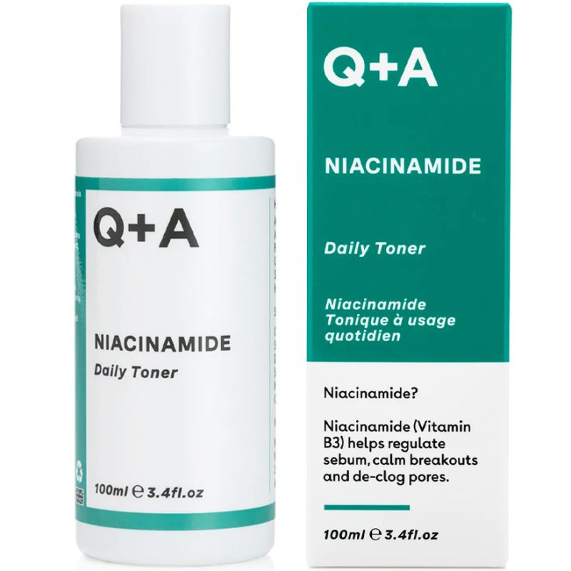 Q+A Тонер увлажняющий для лица с ниацинамидом Niacinamide Daily Toner, 100 мл