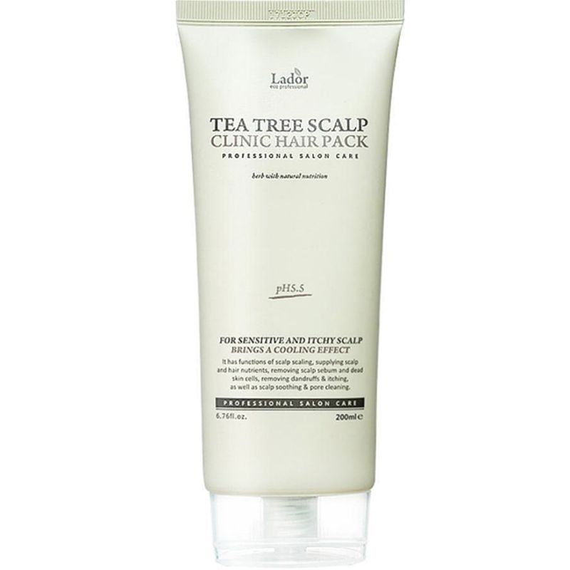 La`dor Tea Tree Scalp Hair pack - Cleansing lotion for hair and scalp, 200 ml