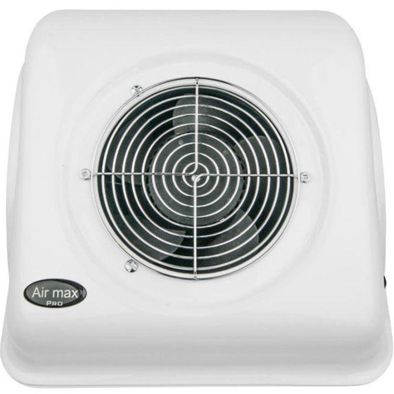 AIR MAX N2 PRO Manicure hood with power regulator, white gloss