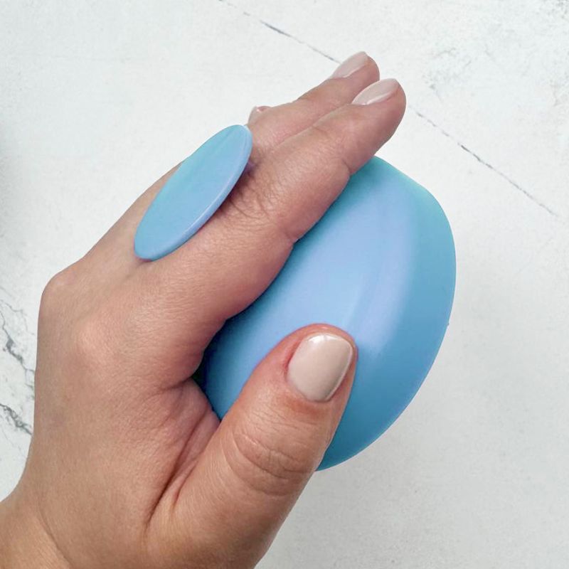 Massage silicone scalp brush, lilac