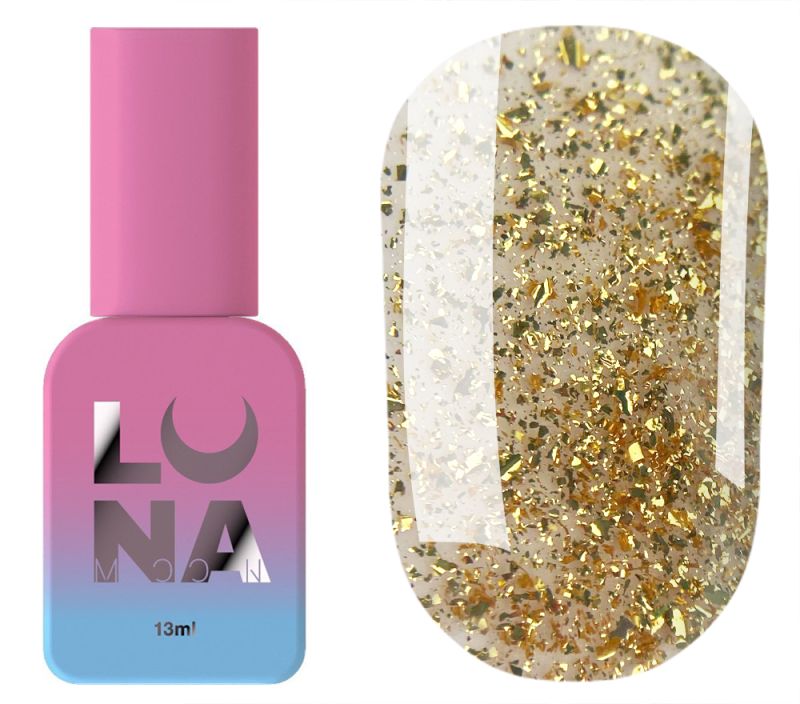 LUNA Top for gel polish Top Gold 13 ml