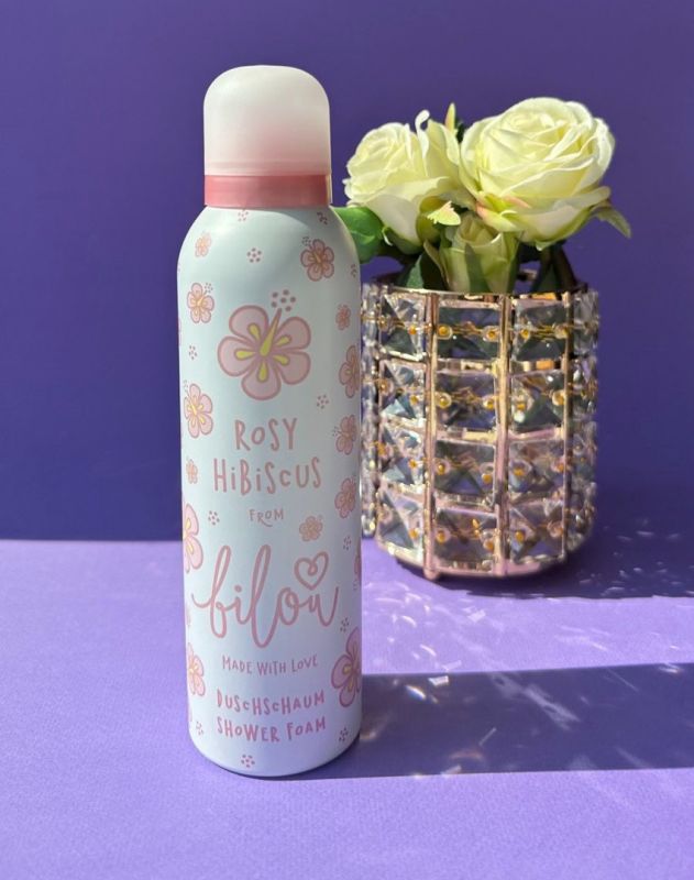Bilou Rosy Hibiscus Shower Foam, 200 ml