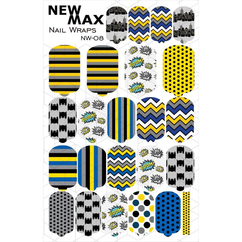 NewMax Пленка на ногти NW-08