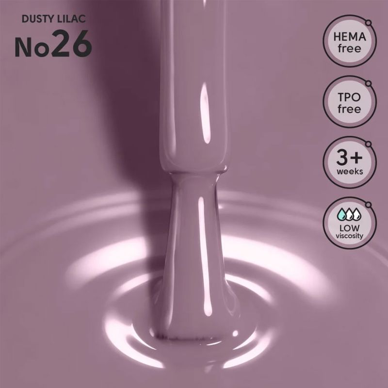 Shelly Гель-лак Dusty Lilac 26, 12 мл
