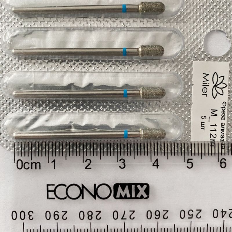 Miler Diamond nozzle Cylinder blue M_112m (5 pcs), 3.5 mm