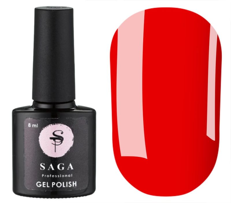 SAGA professional tropical BASE brush 1 (red, neon), 9 ml