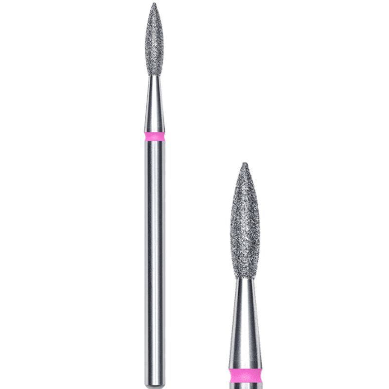 Staleks Pro-Freza diamond flame sharp red diameter 2.1 mm, working part 8 mm