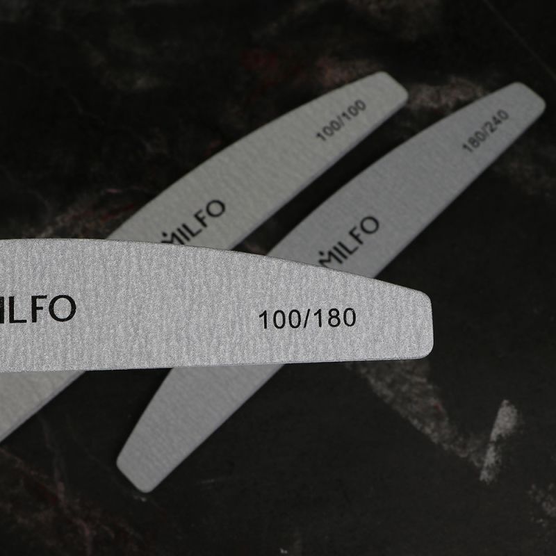 File Komilfo semicircle gray 100/180, 18 cm