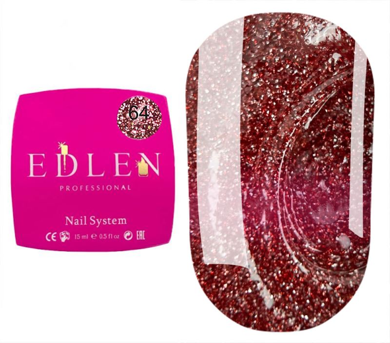 Edlen Гель для ногтей Builder gel Flash 64, 15 мл