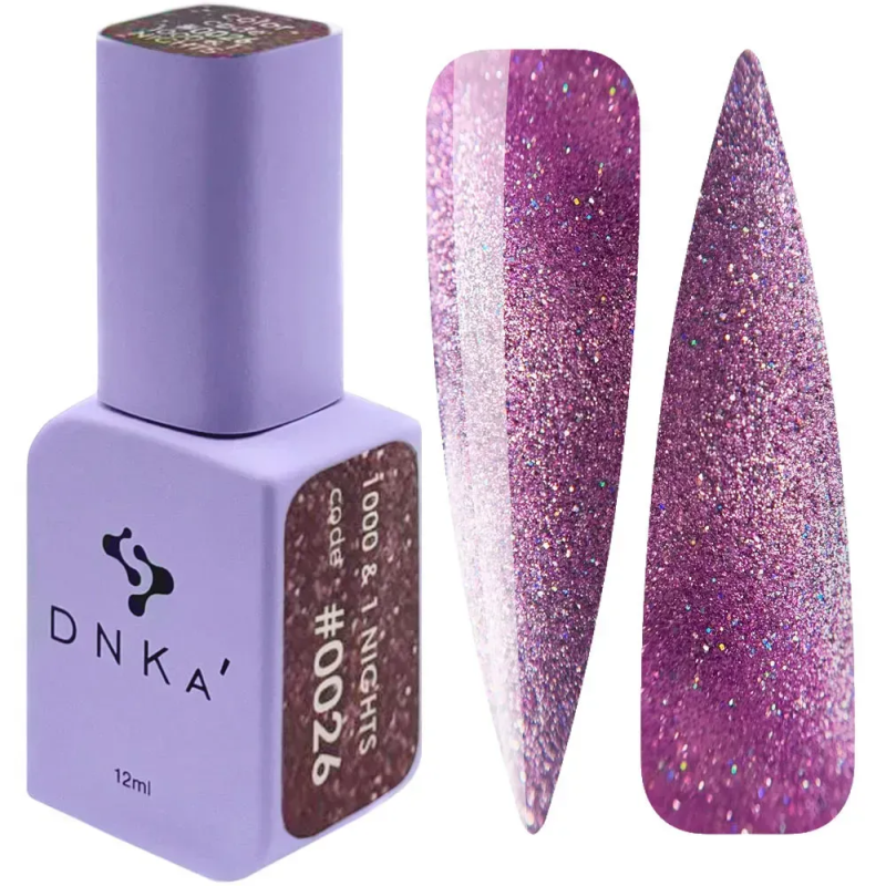 DNKa Гель-лак для ногтей 1000&1 Nights HEMA/ TPO Free 0026, 12 мл