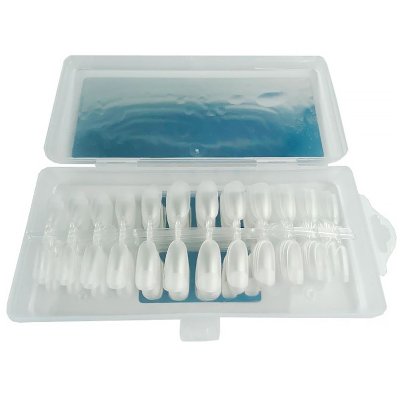 DNKa Гелеві тіпси для нарощування Professional Nail Gel Tips Oval, 240 шт