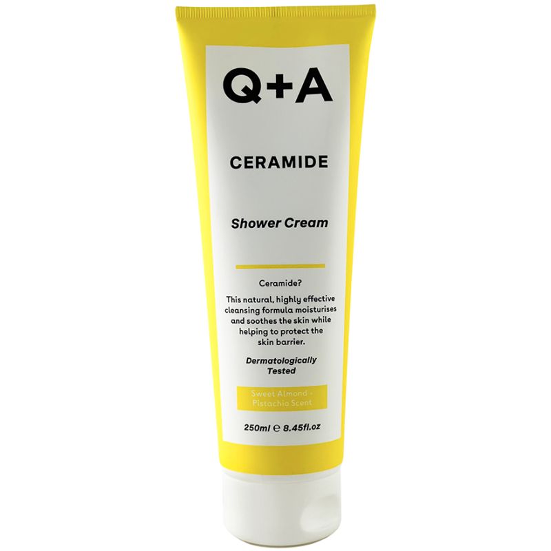Q+A Крем для душа с керамидами Ceramide Shower Cream, 250 мл