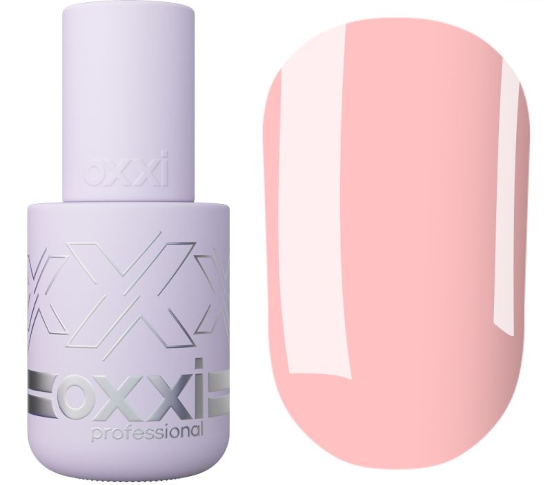 OXXI Cover Base No. 1 - camouflage base-corrector for gel polish (light pink), 10 ml