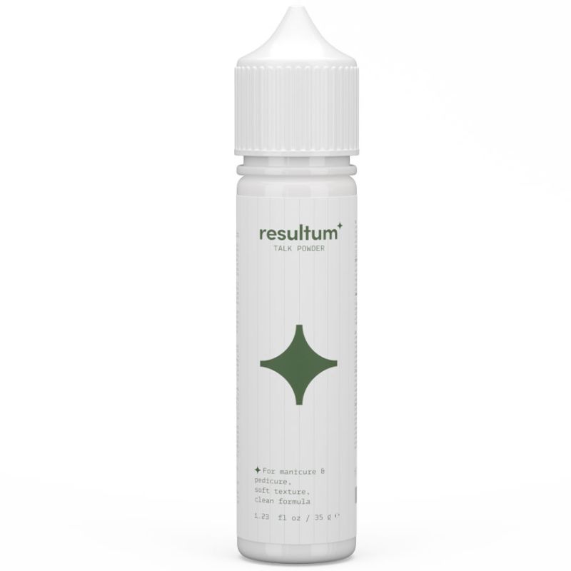 Resultum профессиональный косметический тальк для маникюра и педикюра Talc Powder, 35 г