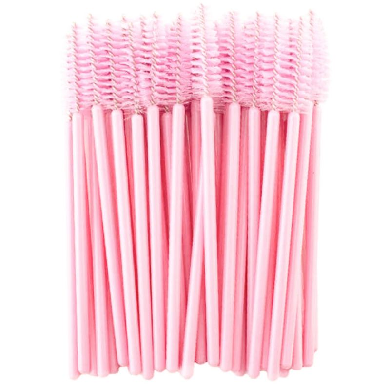 Hair brush, nylon, red with black base, 1 pc.
