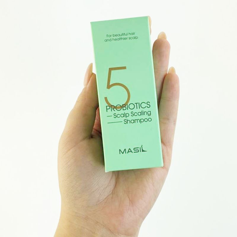 Masil 5 Probiotics Scalp Scaling Shampoo - глибокоочищаючий шампунь для волосся з пробіотиками, 50 мл