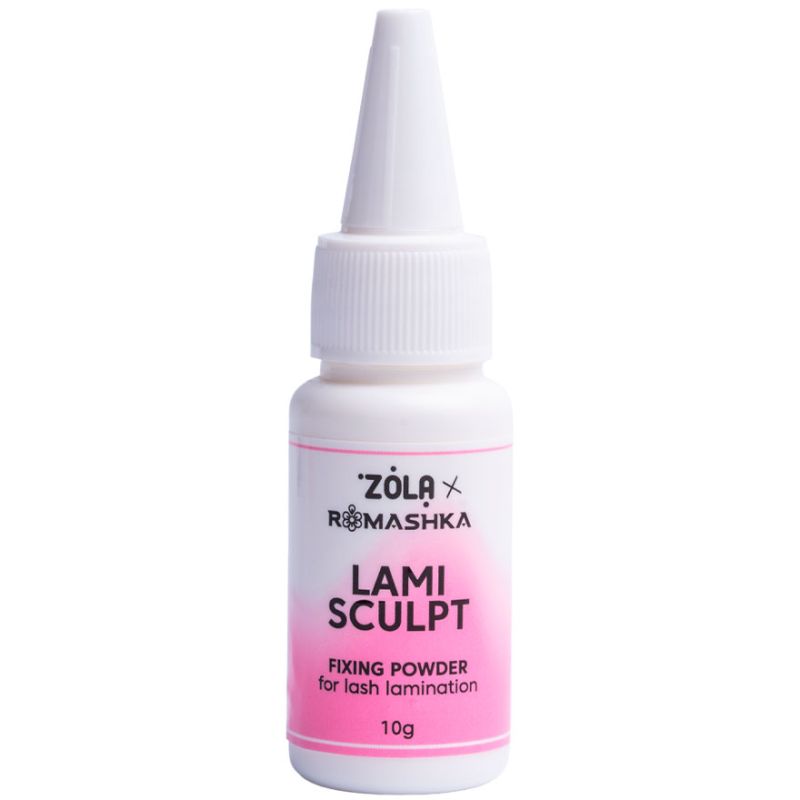 ZOLA × Romashka Фіксуюча пудра для ламінування вій LamiSculpt, 10 г