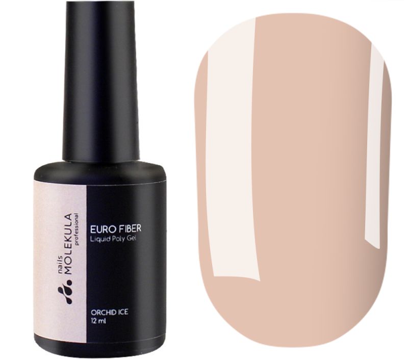 Molekula Гель для ногтей Euro Fiber Gel Desert Sand (песок пустыни), 12 мл