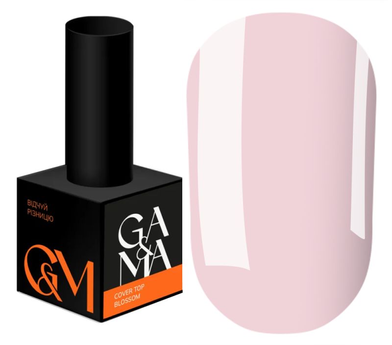 GA&MA Top for camouflage gel polish Cover top Blossom, 10 ml