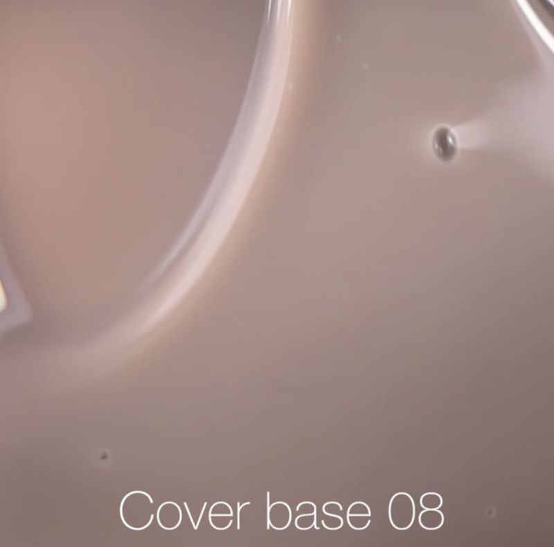 Nails Of The Day Cover base No. 08 (latte color), 10 ml