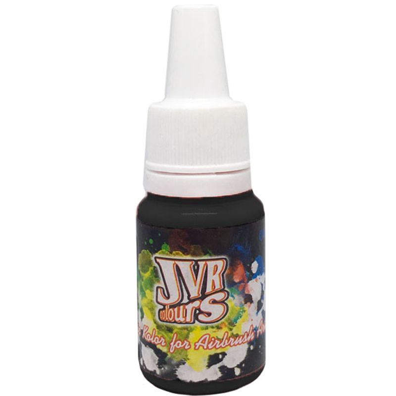 Airbrush paint JVR Revolution Kolor, Black No. 105, 10 ml