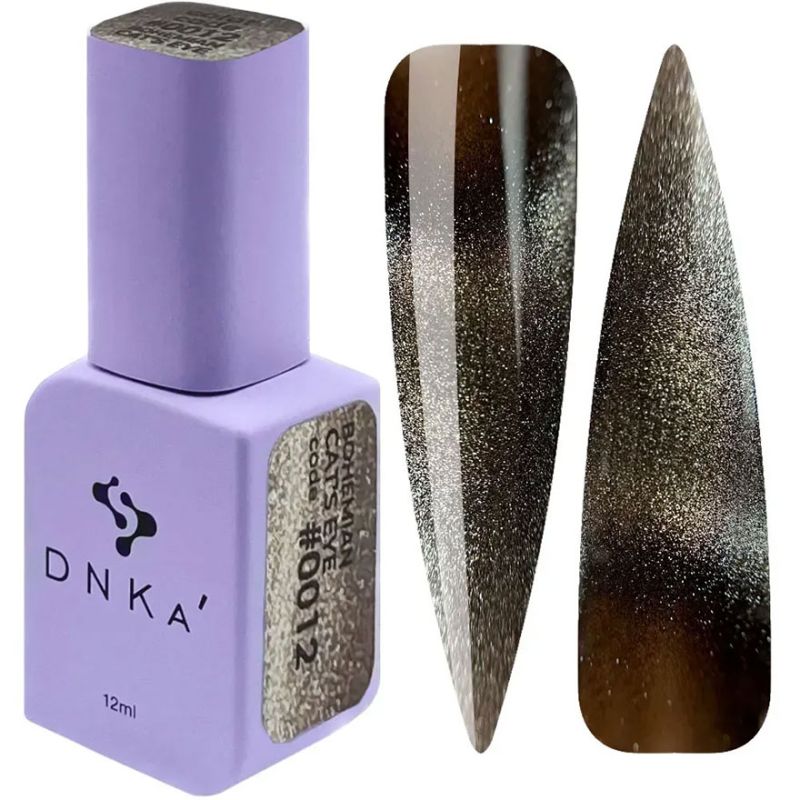DNKa Гель-лак для нігтів Bohemian Cat's Eye HEMA/ TPO Free 0012, 12 мл