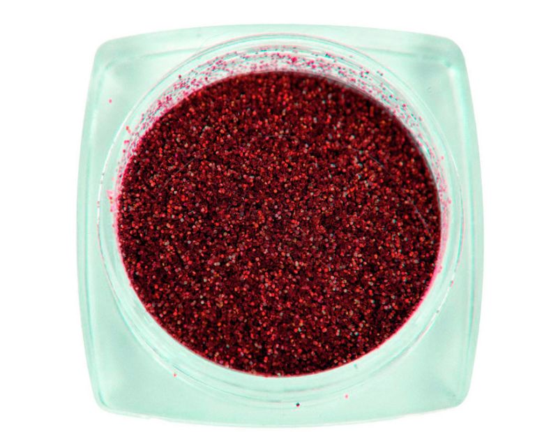 Komilfo spangles 038, size 0.08 mm, (dark red) E2.5 g
