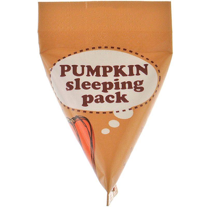 Too Cool For School Pumpkin Sleeping Pack - night face mask with pumpkin extract, 2 ml
