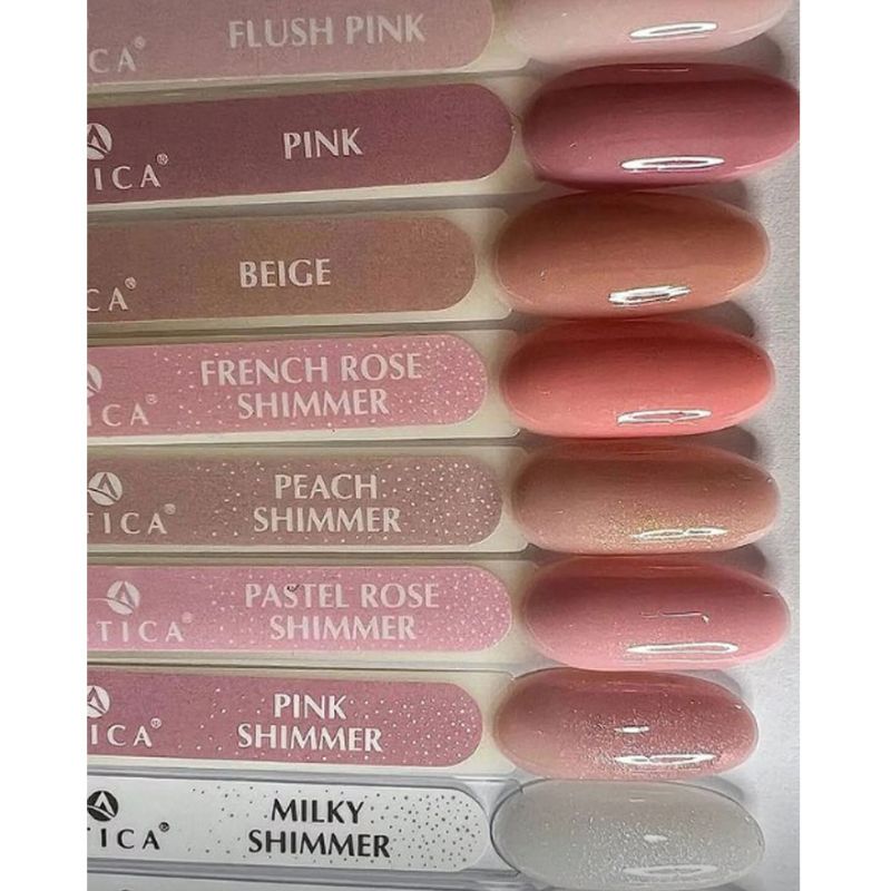 Atica Nail base Base Gel Pastel Rose Shimmer, 30 ml