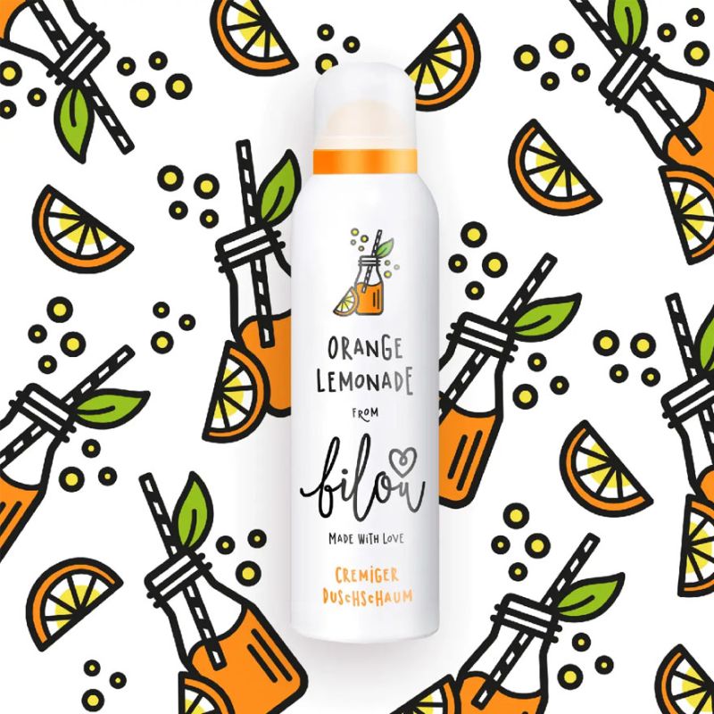 Bilou Orange Lemonade Shower Foam "Orange Lemonade", 200 ml