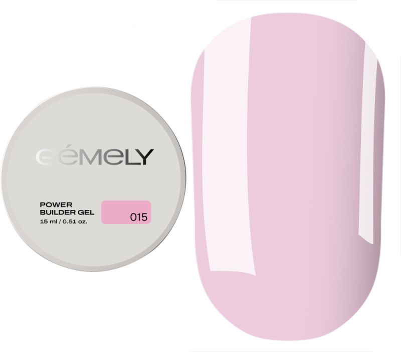  GÉMELY ex GA&MA Гель для нігтів Power Builder gel 015, 15 мл