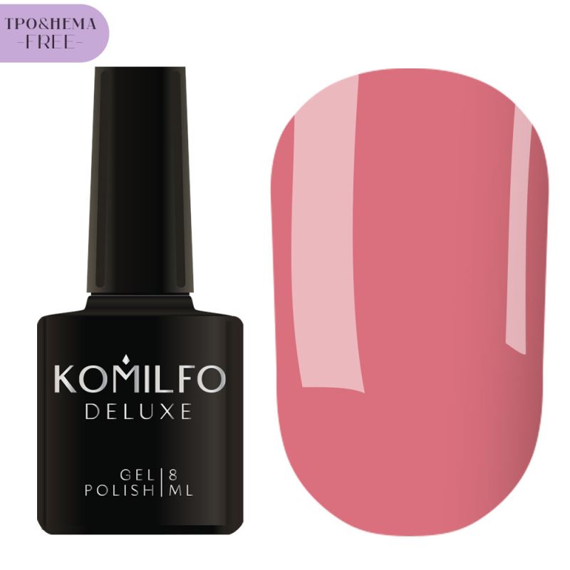 Gel varnish Komilfo DeLuxe Termo C003 (light brown, when heated - bright light green), 8 ml
