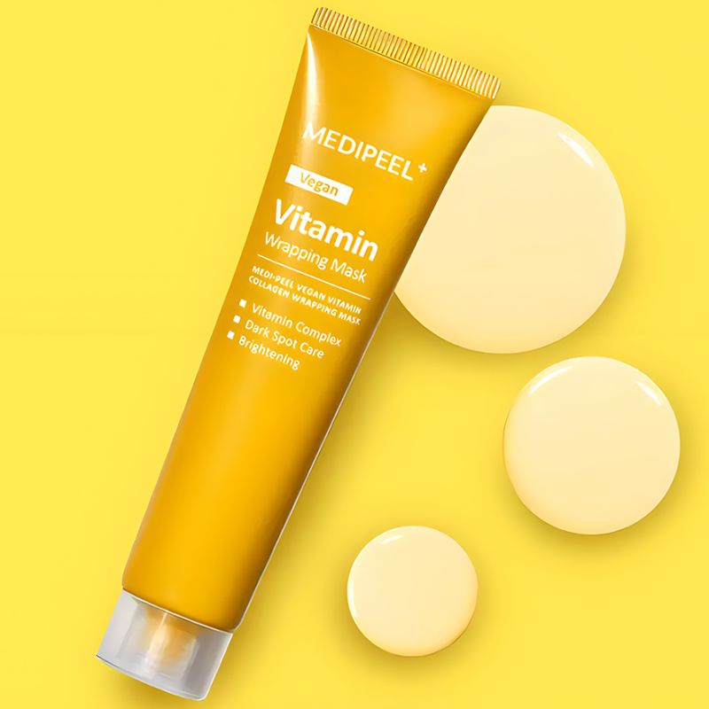 MEDI-PEEL Face mask-film lightening Vegan Vitamin Collagen Wrapping Mask, 70 ml