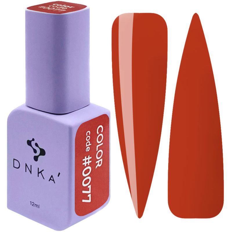 DNKa Гель-лак для нігтів NEW FORMULA 0077, 12 мл