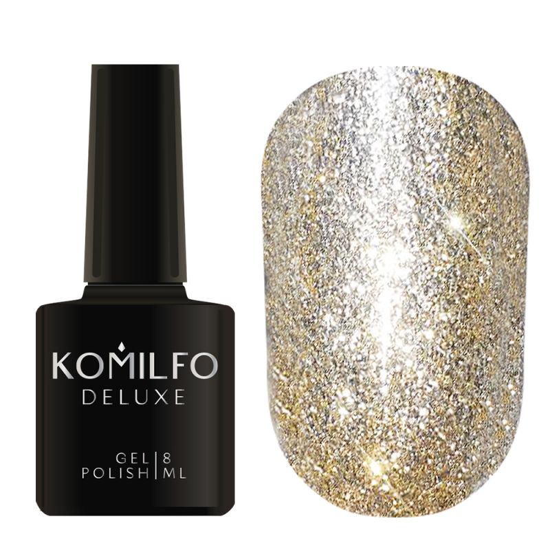 Komilfo Liquid Glam Gel LGG003 (golden), 8 ml.