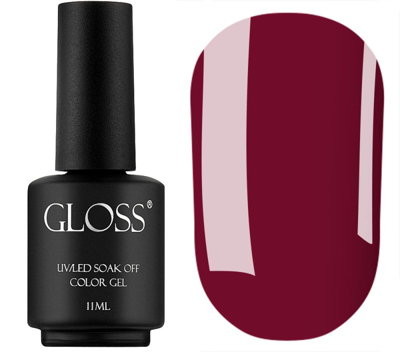 Gloss Gel polish No. 121 gel-varnish (pink translucent, for a jacket, enamel), 11 ml