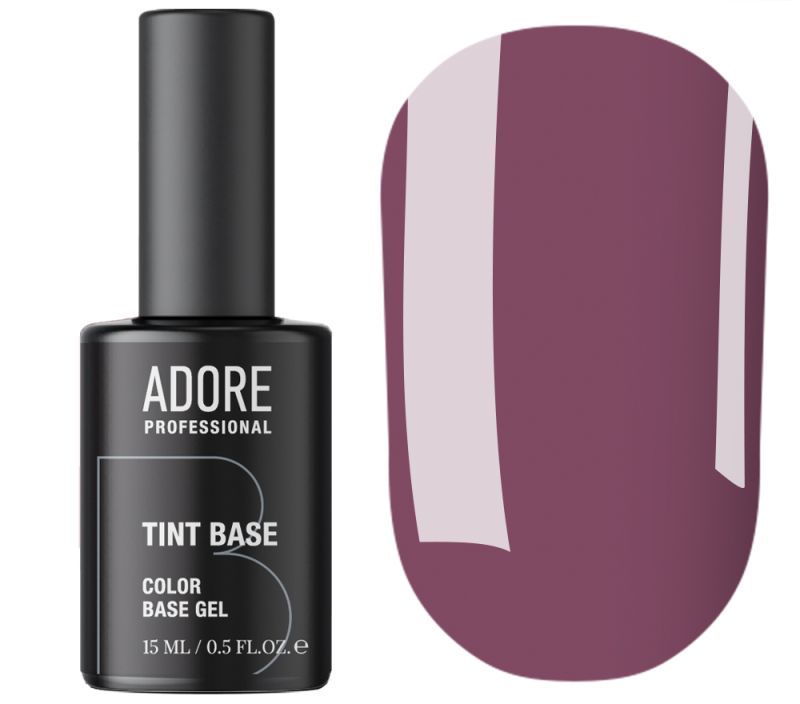 ADORE База для ногтей цветная Tint Base №01, 15 мл