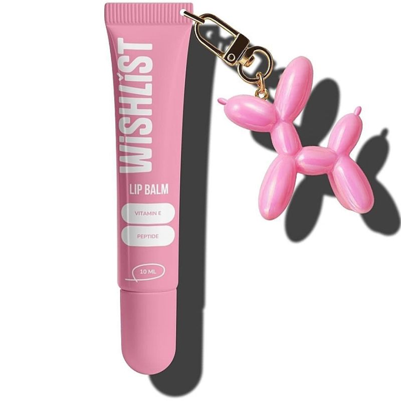 WISHLIST Бальзам-блиск для губ Lip Gloss Balm - Sweet Candy + Іграшка-брелок, 10 мл