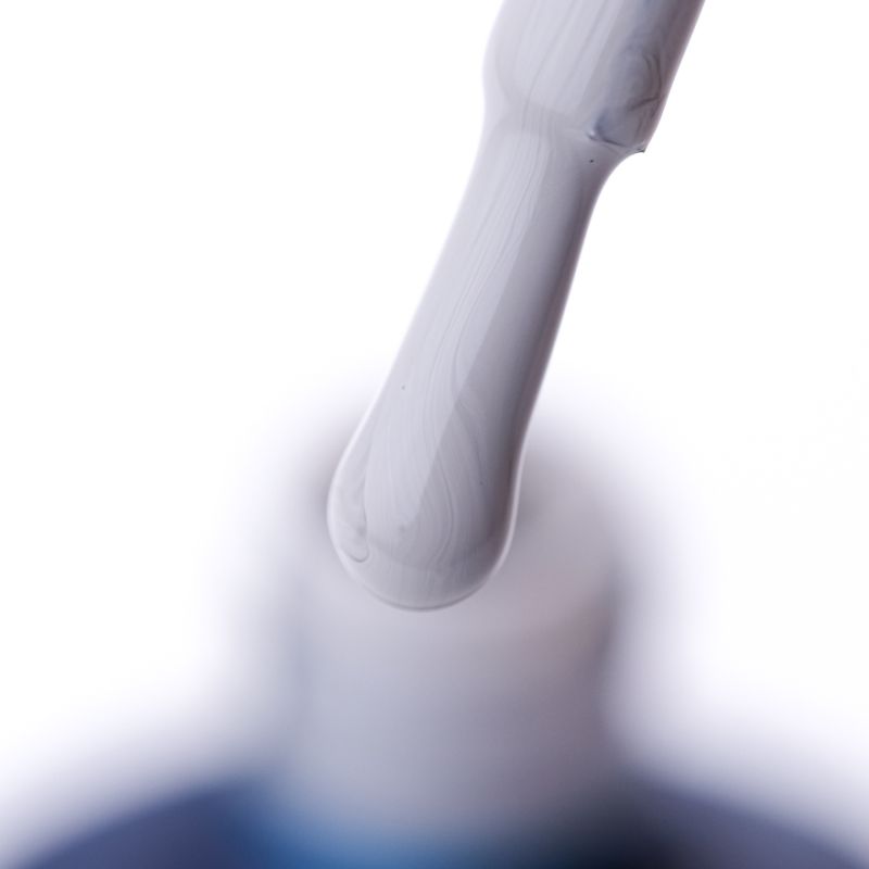 Гель-лак NUB 129 Milk Ashes (оливково-серый, эмаль), 8 мл